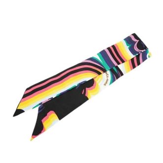 Herm&egrave;s Pre-owned Scarves, female, Multicolor, Size: ONE SIZE Pre-owned Brides de Gala Silk Twilly Scarf