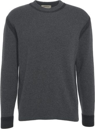 ATOMOFACTORY Comfort Fit Crew-Neck Sweater With Ribbed Details
