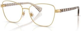 Ralph Lauren 55mm Irregular optical glasses in Gold at Nordstrom