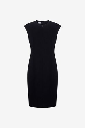 Akris Halblanges ärmelloses Milano-Jerseykleid