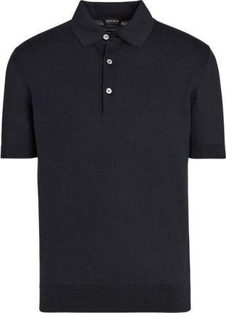Ermenegildo Zegna Klassiek poloshirt - Heren - Polos - Zwart - 2XL - Tops