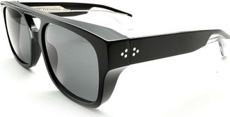 Saraghina FABIO 550SS Mens Sunglasses Black Size 55