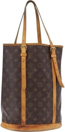 Louis Vuitton Pre-owned Bucket Bag - Dames - Vintage Tas - Bruin - ONE Size - Leer - Vintage