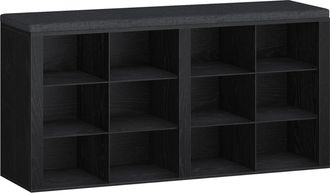 OEM Panca Scarpiera, Scarpiera Con Sedile, 12 Scomparti, Organizzatore Portaoggetti, Per Ingresso, Nero