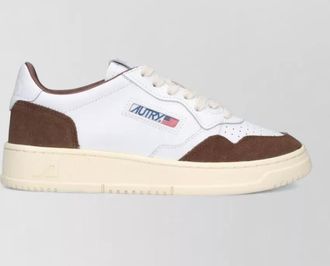 Autry low top sneakers contrast panels perforations rubber sole