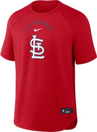 Nike St. Louis Cardinals Authentic Collection Batting Practice Pregame Nike Mens Dri-FIT MLB Top in Red | 04HG163NSCN-7DX
