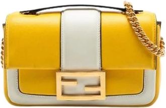 Fendi Borsa a spalla Baguette Pre-owned - - Pre-owned - Donna - Giallo - ONE SIZE