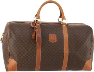 Celine Pre-owned Weekend Bags, female, Brown, Size: ONE SIZE Pre-owned Vintage Boston Bag