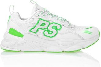 Plein Sport Tiger Storm // Gen.x.05 Unisex in White/greenfluo at Nordstrom, Size 45