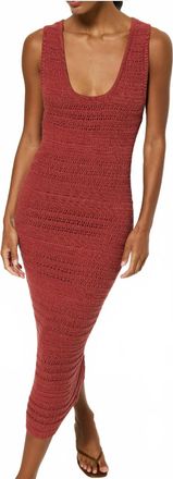 Nation Ltd Carrer Sweater Dress In Marsala