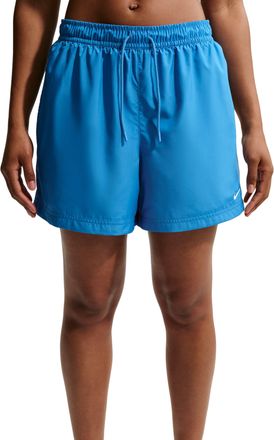 Nike (WMNS) Nike Sportswear Classic Mid-Rise Woven Shorts Light Photo Blue Sail FV7557-435