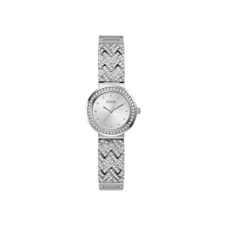 Guess Accessoires, Dames, Grijs, ONE Size, Dames Treasure Zilveren Armbandhorloge