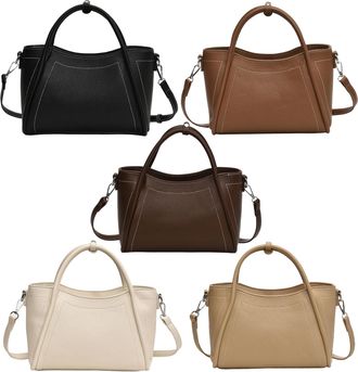 Generic Crossbody Bag Large Outdoor Travel Bag Tote Purse for Woman Gifts (Black)