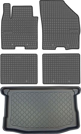 OEM Juego De Alfombrillas De Goma Para Coche Y Alfombrilla Para Maletero Para Suzuki Baleno Ii Hatchback A Partir De Mayo De 2016