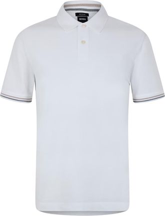 HUGO BOSS Heren Regular Poloshirt (Wit)