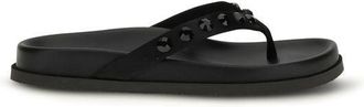 Pedro Garcia Pedro Garc&iacute;a Zwarte Rubber Flip-Flop Sandalen