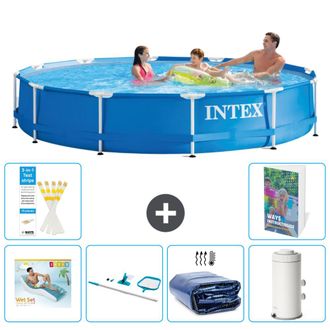 Intex Piscina Con Estructura Redonda - 366x76 Cm - 7-piezas S96