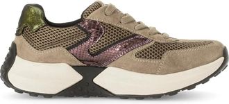 Gabor Rollende sneaker - beige- comfortabele wandelschoenen - Dames - Sneakers - Beige - 38 EU - Schoenen