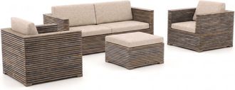 Rough Country Rustic Furniture ROUGH-C stoel-bank loungeset 4-delig