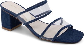 Koko + Palenki Womens Ghost Heel In Denim