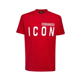Dsquared2 T-Shirt - male - Dsquared2 - T-Shirts - Red - 2XL - Tops