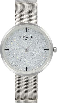 Obaku Womens Glimmer White Dial Watch