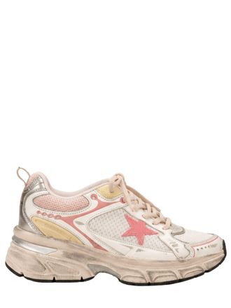 Golden Goose White Mesh Lightstar Sneakers