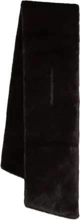 Vanessa Bruno Sciarpa in pelliccia sintetica - Marrone