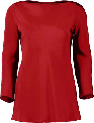 Peter Cohen Zijden tuniek - Rood