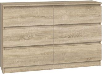 Topeshop Cassettiera Malwa M6/120 SONOMA