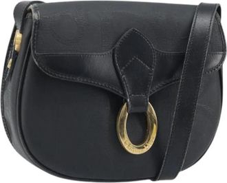 Dior Pre-owned Vintage Schoudertas - Dames - Vintage Schoudertas - Zwart - ONE Size - Leer - Vintage