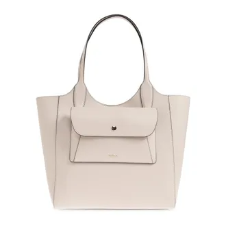 Furla Tassen, Dames, Beige, ONE Size, Leer, Lea Medium Shopper Bag
