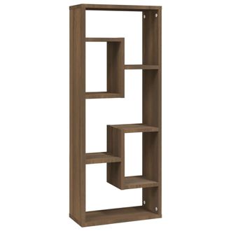 vidaXL Vidaxl - Estanter&iacute;a De Pared Madera Ingenier&iacute;a Marr&oacute;n Roble 36x16x90 Cm
