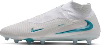 Nike Mens Phantom 6 High Elite Artificial-Grass Soccer Cleats in White | HQ2329-102