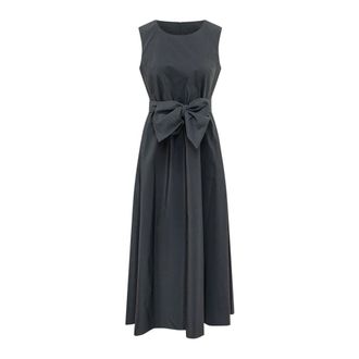 Max Mara Dames, Jurken, Blauw, Maat: M Katoen