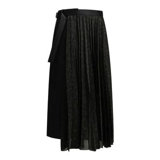 sacai Gonna plissettata - - Skirts - Donna - Nero - M
