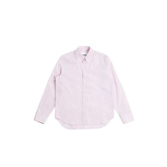 Jil Sander Overhemden, Heren, Roze, XL, Katoen, Cotton Poplin Shirt