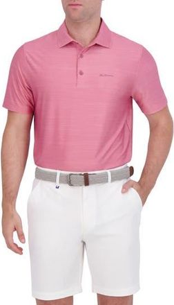 Ben Sherman Mélange Stretch Tech Polo in Berry at Nordstrom Rack, Size X-Large