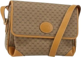 Gucci Pre-owned Vintage Cross Body Bag - Dames - Vintage Schoudertas - Beige - ONE Size - Vintage