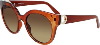 Ferragamo SF 1031S 261 Mens Sunglasses Brown Size 53