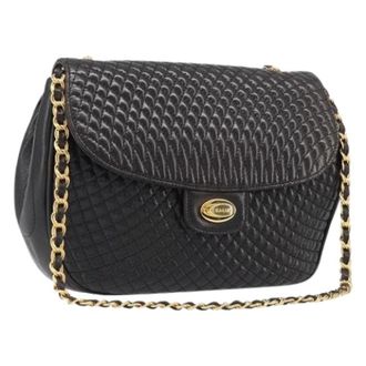 Bally Pre-owned Shoulder Bag - Dames - Pre-owned - Zwart - Maat: ONE Size Leer