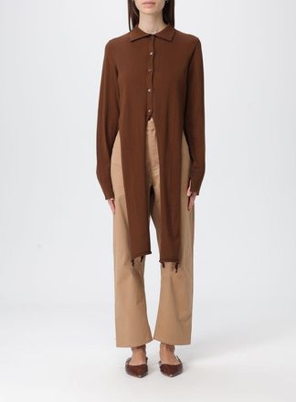 Semicouture Polo Shirt SEMICOUTURE Woman color Brown