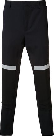 Lanvin band detail trousers - Blauw