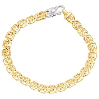 Pompeii3 Mens Designer Mariner Link 14k Gold (23gram) or Platinum (37gram) 7mm Bracelet 8.5