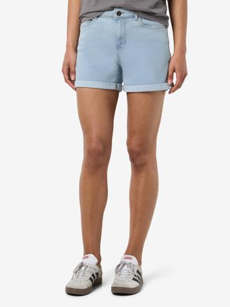Noisy May Jeansshorts NOISY MAY NMDEBBY NW SLIM SHORTS VI520LB NOOS, Damen, Gr. XL (42), N-Gr, blau (light blau denim), Denim/Jeans, Obermaterial: 75% Baumwolle