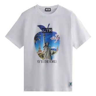 Kith New York to the World Souvenir Vintage Tee White KHM031271-101