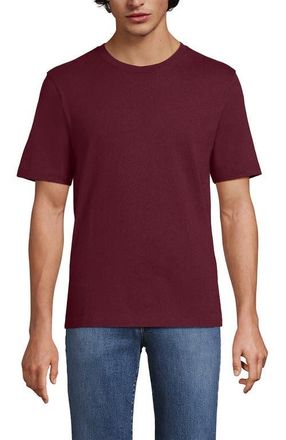 Lands End Super-T Short Sleeve T-Shirt in Rich Burgundy Heather at Nordstrom, Size Xx-Large