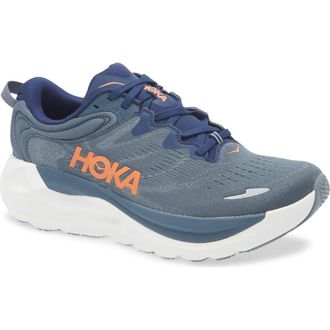 Hoka One One Gaviota 6 Stability Running Shoe in Midnight Blue /Faded Navy at Nordstrom, Size 9.5
