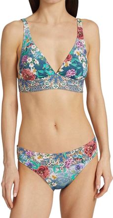 Johnny Was Sunset Adjustable Bikini Top In Multi