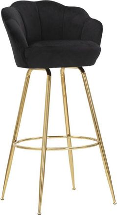 Mauro Ferretti Taburete De Bar Vienna Negro Cm 55x53x110